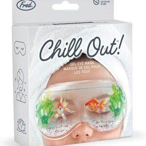 Chill Out! Eye Mask - Fish Bowl - Gel Eye Mask Cold Depuffing Reusable - NEW